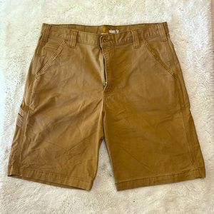 Carhartt Relaxed Fit flat front shorts, like new